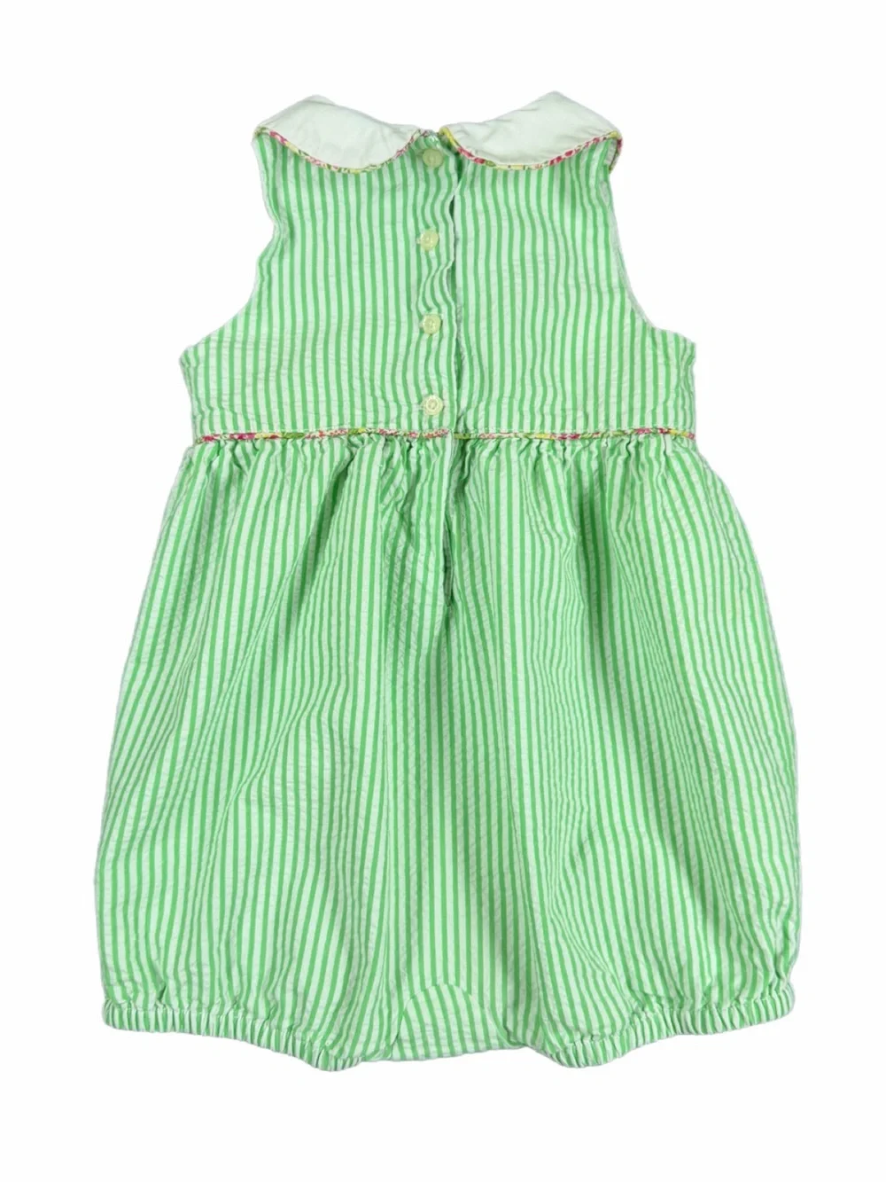 POLO Ralph Lauren Seersucker Striped Bubble Romper - 12M